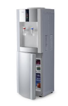 Кулер для воды LC-AEL-47b white/silver с холодильником с нагревом и компрессорным охлаждением